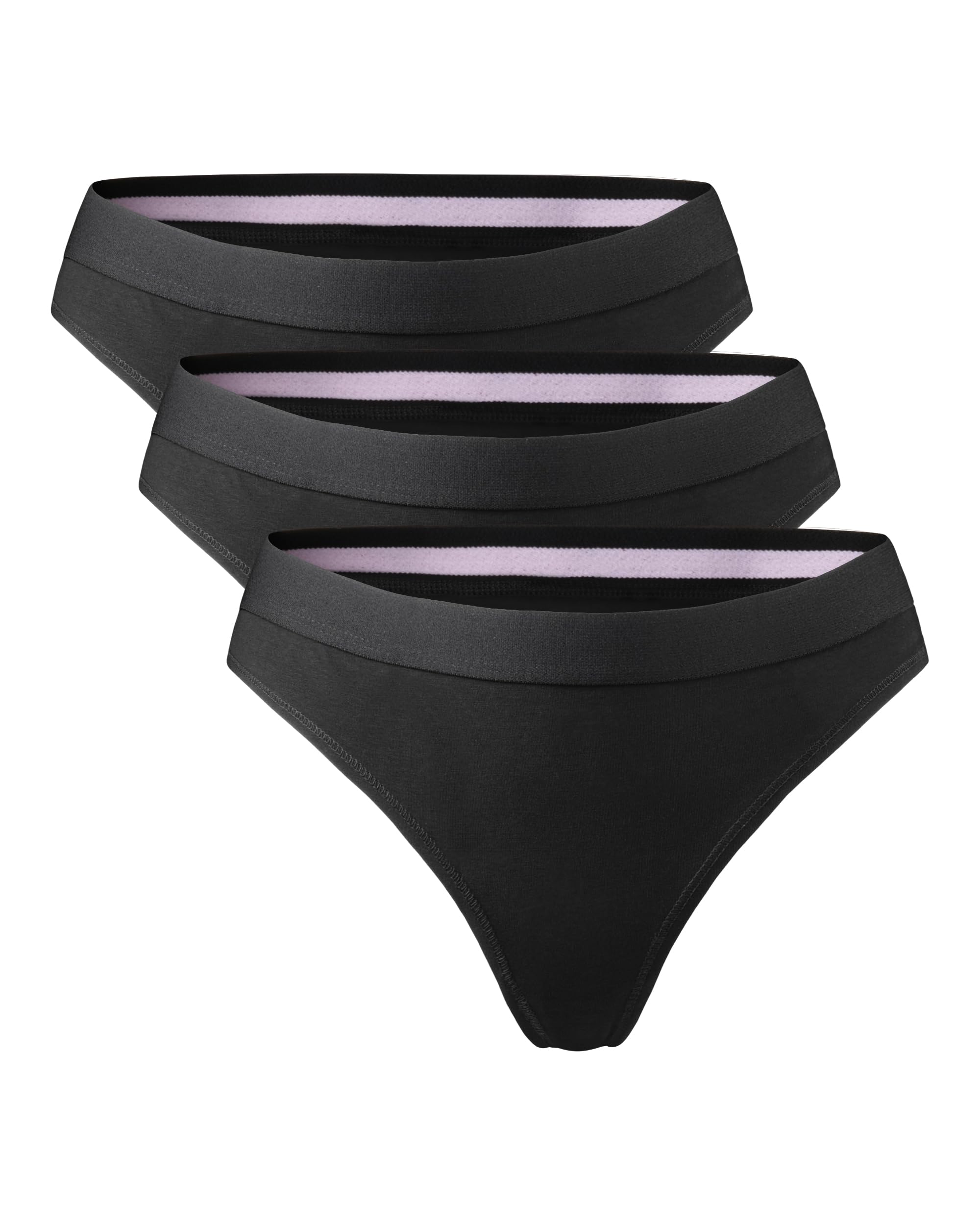 Strings en coton bio finitions plates taille L contre les marques de sous vêtements - 6