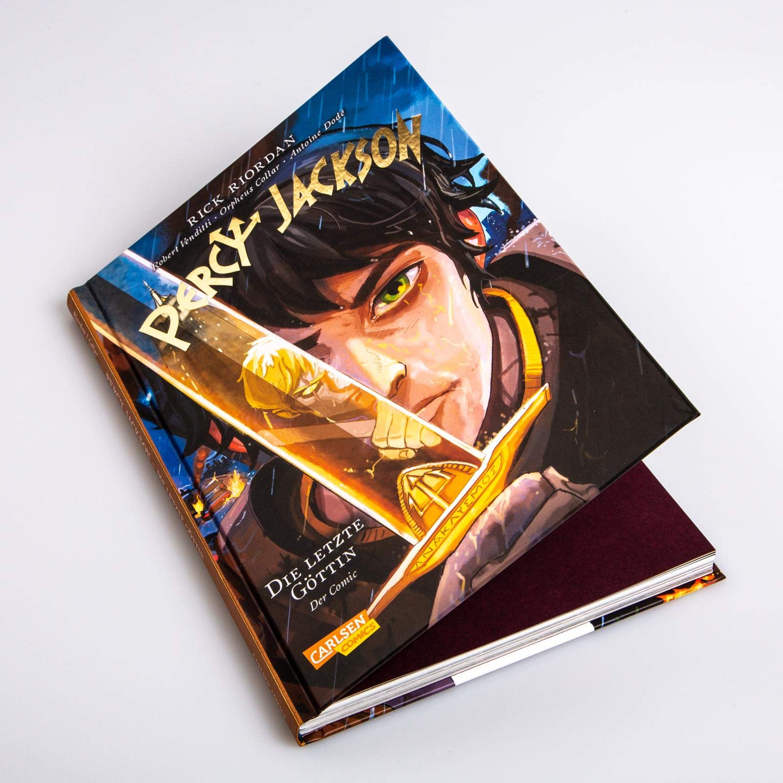 Percy Jackson (Comic) 5: Die letzte Göttin: Der Kinderbuch-Klassiker als Comic-Adaption für Jungen und Mädchen ab 12 Jahre über griechische Titanen und Halbgötter (5)
