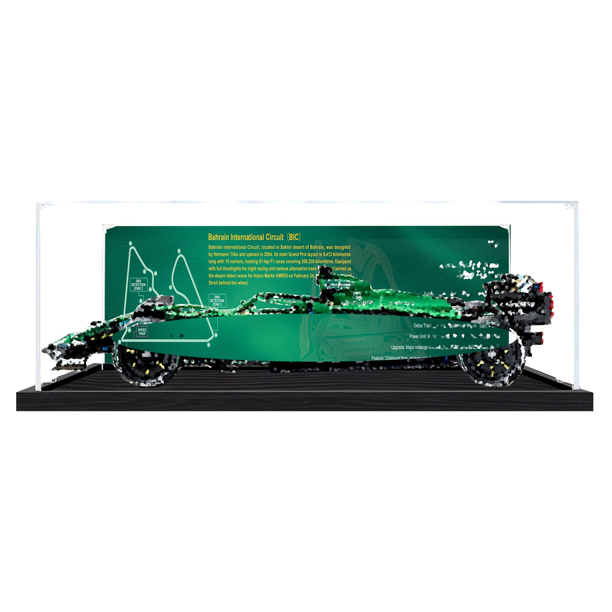 Clear Acrylic Showcase Box for Le-go 42240 Sets (Background 2)
