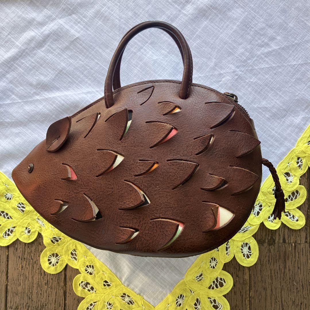 Amazon.co.jp: ミナペルホネン ハリネズミ 革の鞄 おまけ 追加 : おもちゃ 