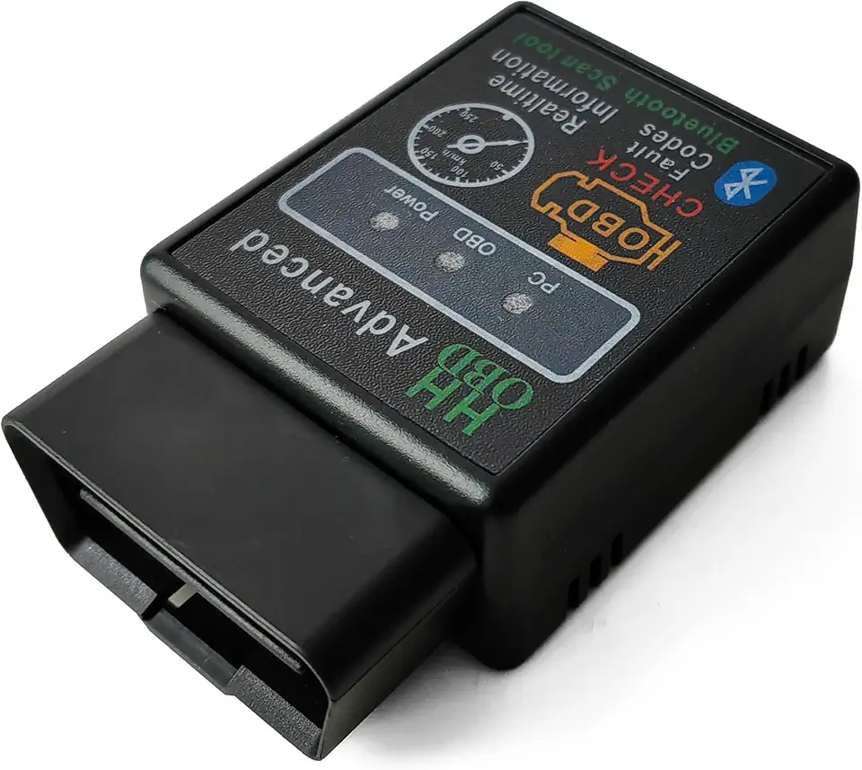 Bluetooth OBD2 Wireless Scanner Diagnostic Tool, Vehicle Code Reader for Car, Scan Tool Reset &amp; Clear Check Car Engine Light, Compatible with iOS &amp; Android &amp; Windows