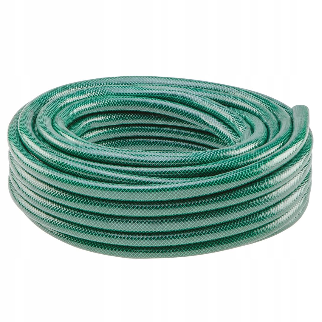 VERTO Schlauchtrommel + Gartenschlauch 20m + Wasserspritze + 3 x Schlauchverbinder, Wasserstop, Hahnverbinder - Gartenbewässerung Komplettes Starterset