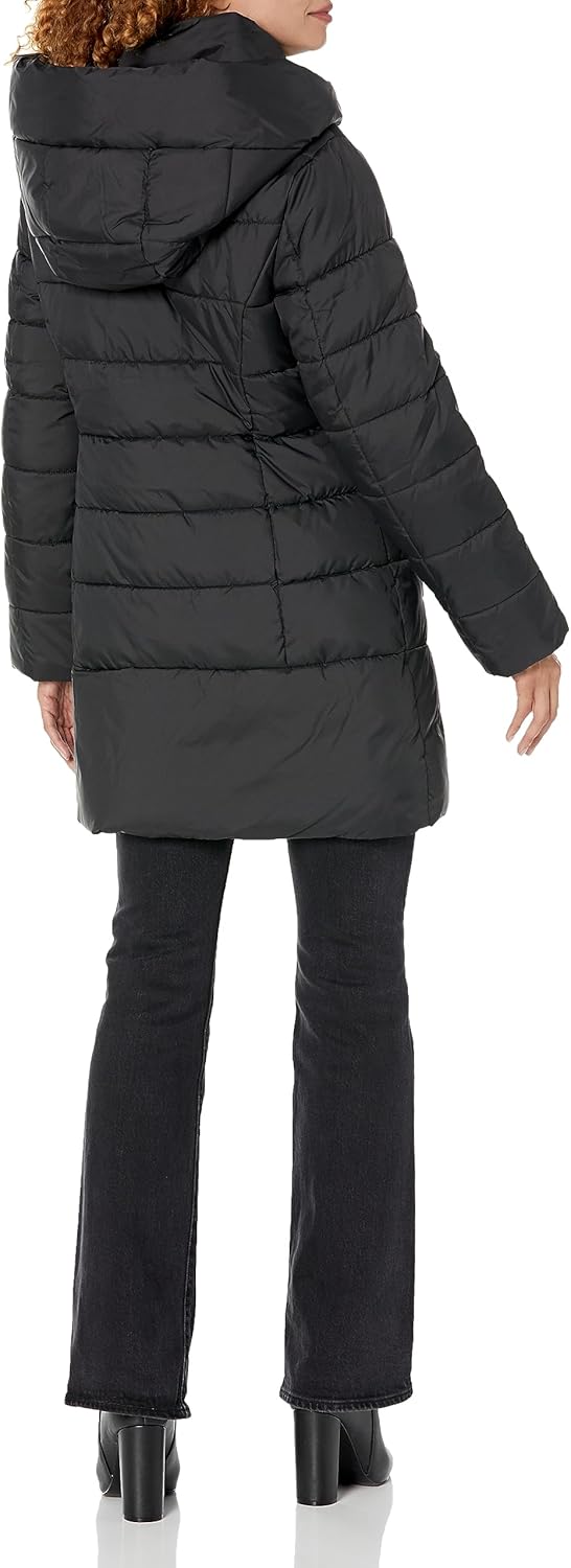 Anne Klein Womens Hooded Puffer - Image 2