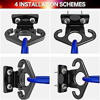 Vista 8 de Resistance Band Wall Anchors, Wall Mounted Modular Hooking Platform, Workout Wall Mount Anchor, Training Anchor Mounted Hook Exercise Station for