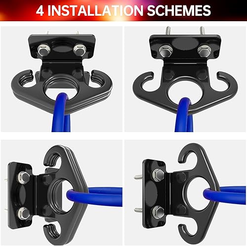 Miniatura 8 de Resistance Band Wall Anchors, Wall Mounted Modular Hooking Platform, Workout Wall Mount Anchor, Training Anchor Mounted Hook Exercise Station for