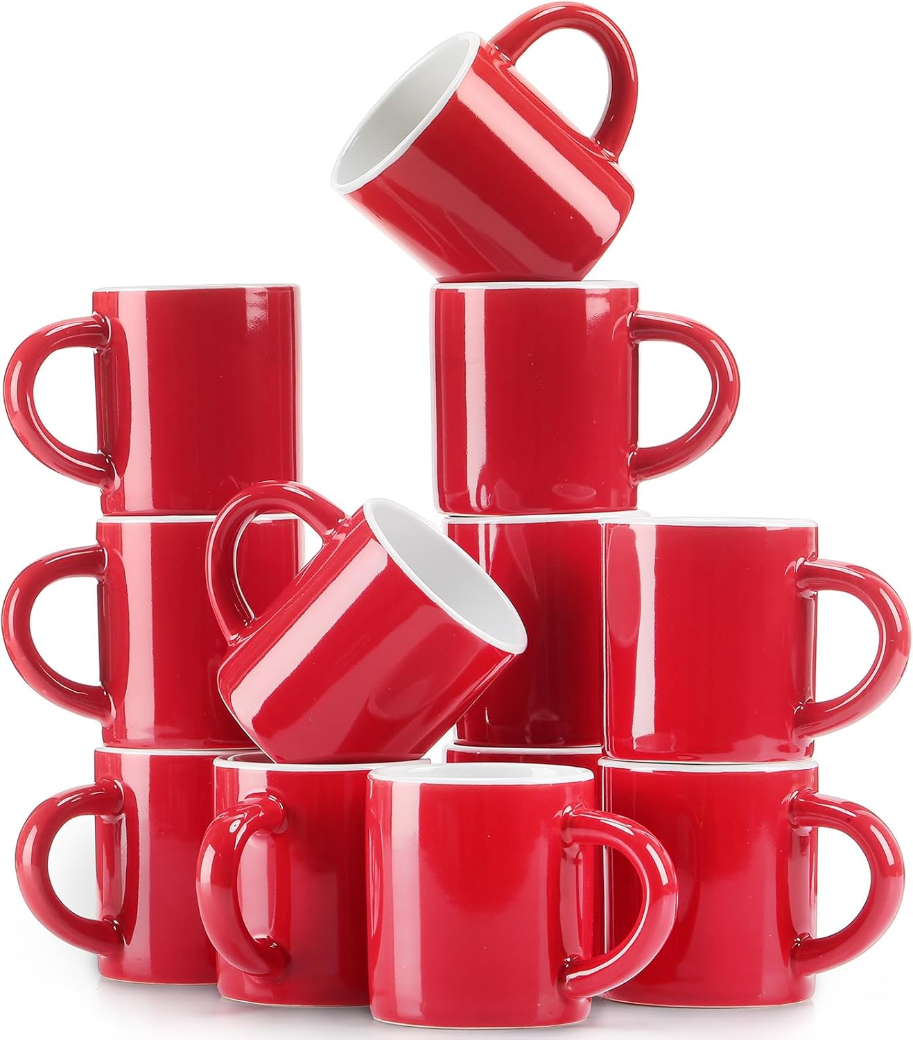 Roshtia 12 Pieces 3 oz Espresso Mugs Espresso Cups Mini