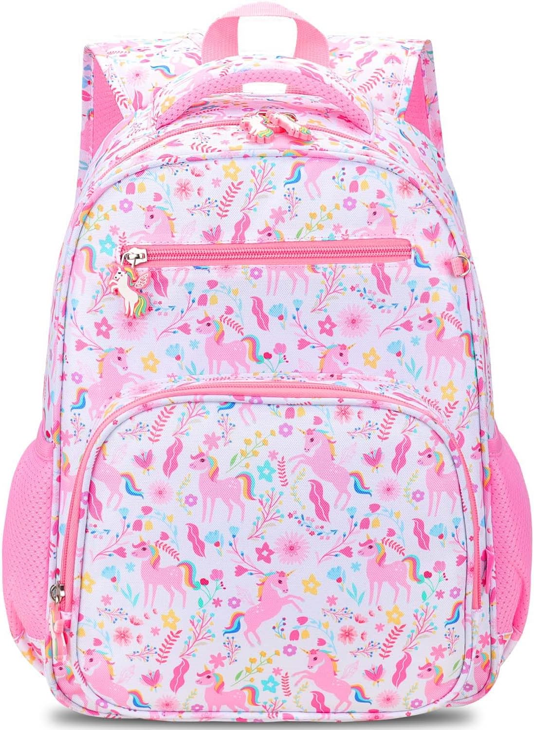 RHCPFOVR Kids Backpack for Girls - Girls Backpack 3-8 Ages Butterfly for Kids 15 Inch School Bookbag for Kindergarten Elementary School Bookbag for Girl 1st 2nd Grade
