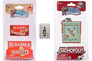 World's Smallest Scrabble Monopoly, Bundle Set of 3