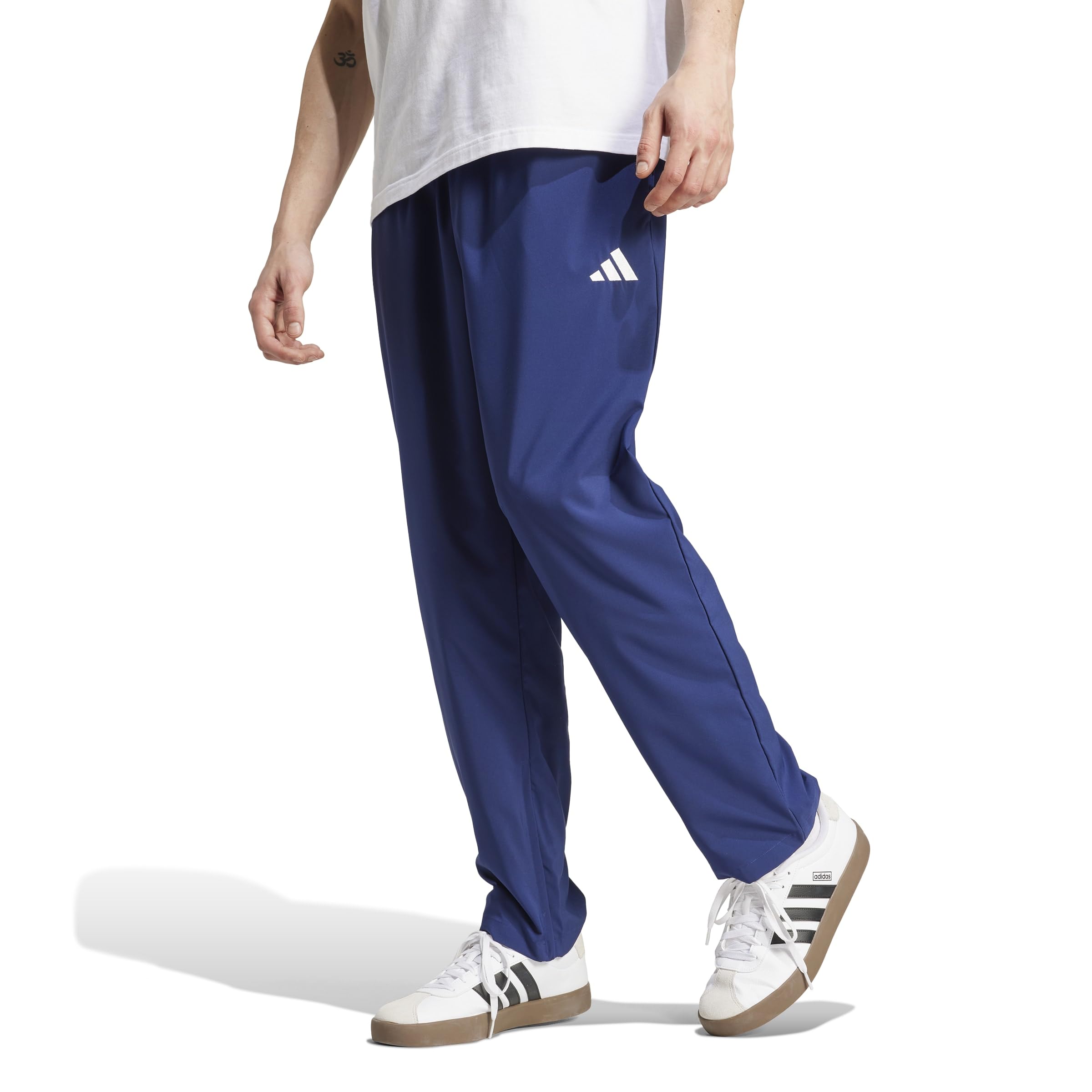 Adidas Essentials Small Logo Stanford Pant Open Hem Pantalones de Golf Hombre