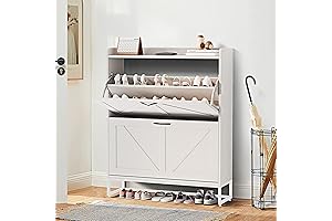 ROWHY Hidden Storage Shoe Rack for Entryway