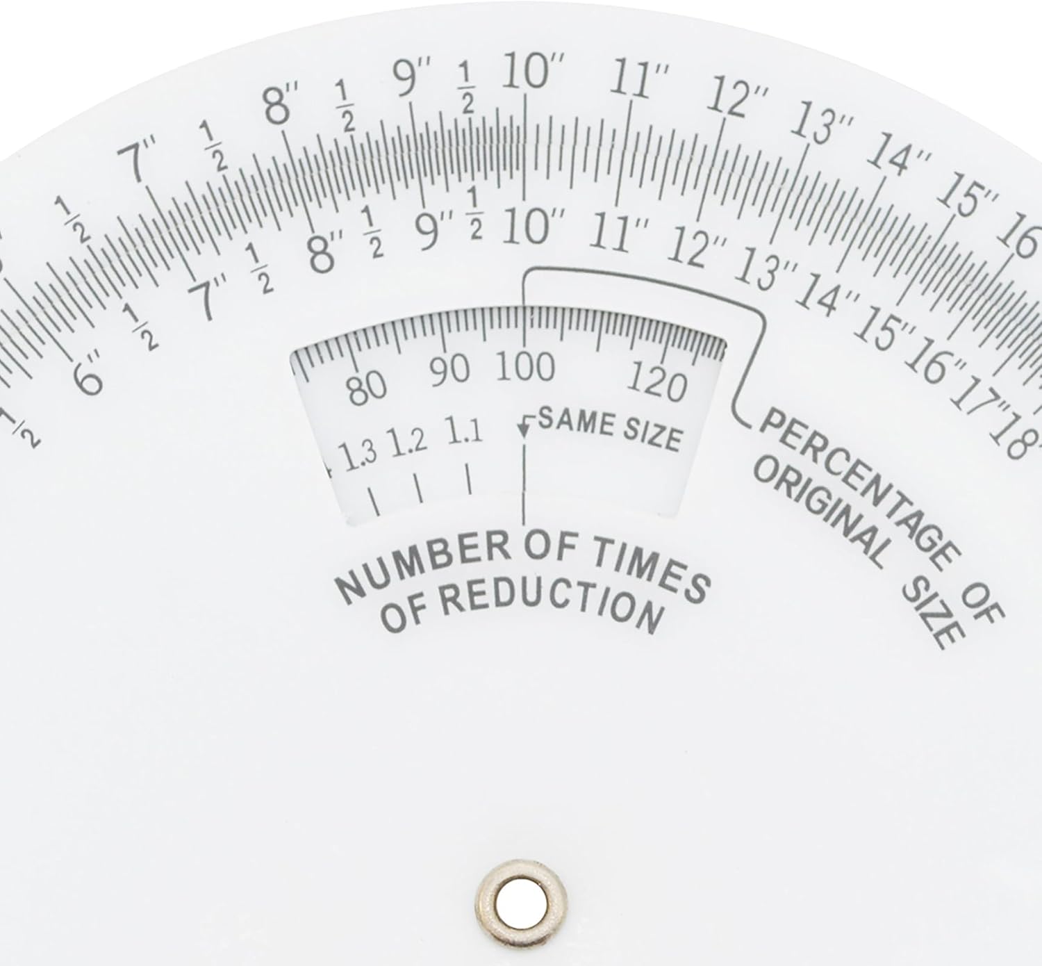 Westcott 5" Proportional Scale, White (PS-69)