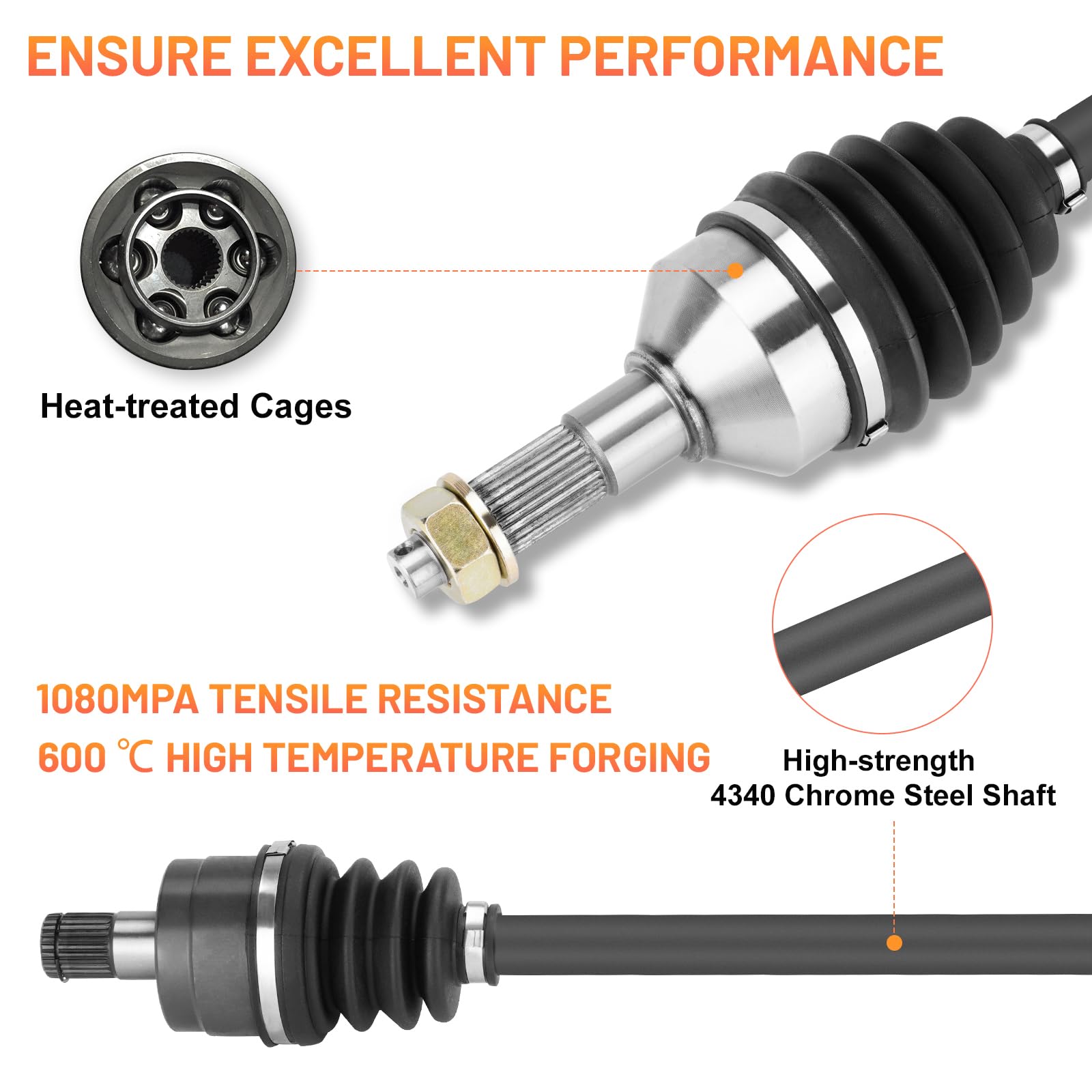Front Right CV Axle Shaft for Kawasaki Teryx/ Teryx4 800 750 2014