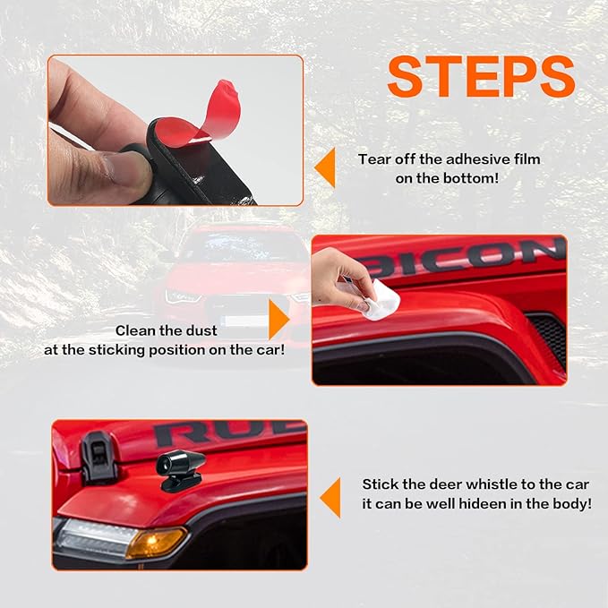 Silbatos Anticervatidos AOCISKA 8 Piezas para Auto miniatura 6