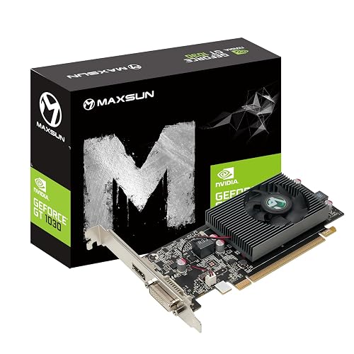 maxsun GeForce GT 1030 2GB GDDR5 Graphics Card