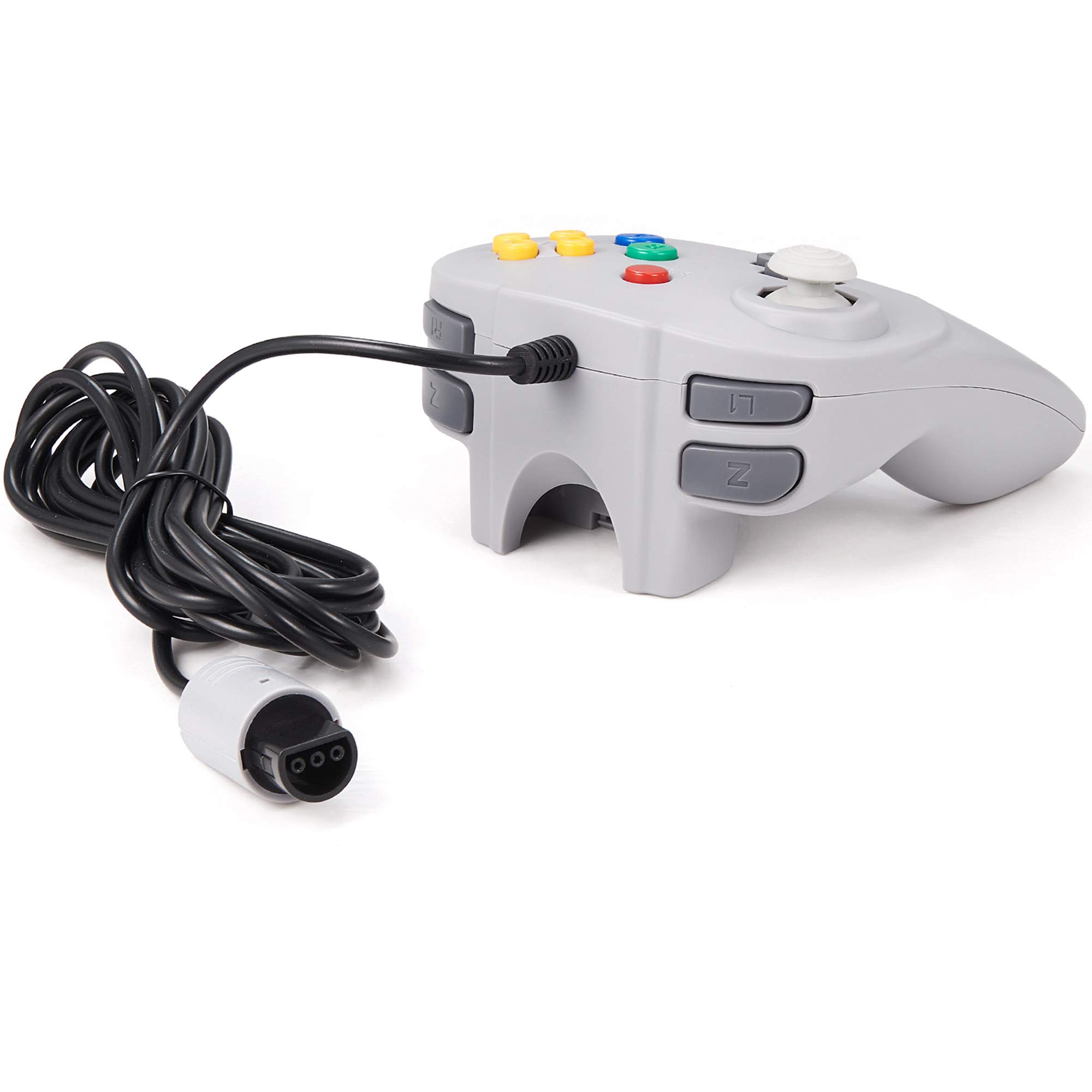 miadore Classic N64 Controller, Retro N64 Wired Remote Joystick Gaming Controller Compatibile con la Console N64 (grigio)