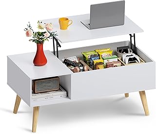 WLIVE Coffee Table for Living Room, Lift Top Coffee Table with Storage, ...