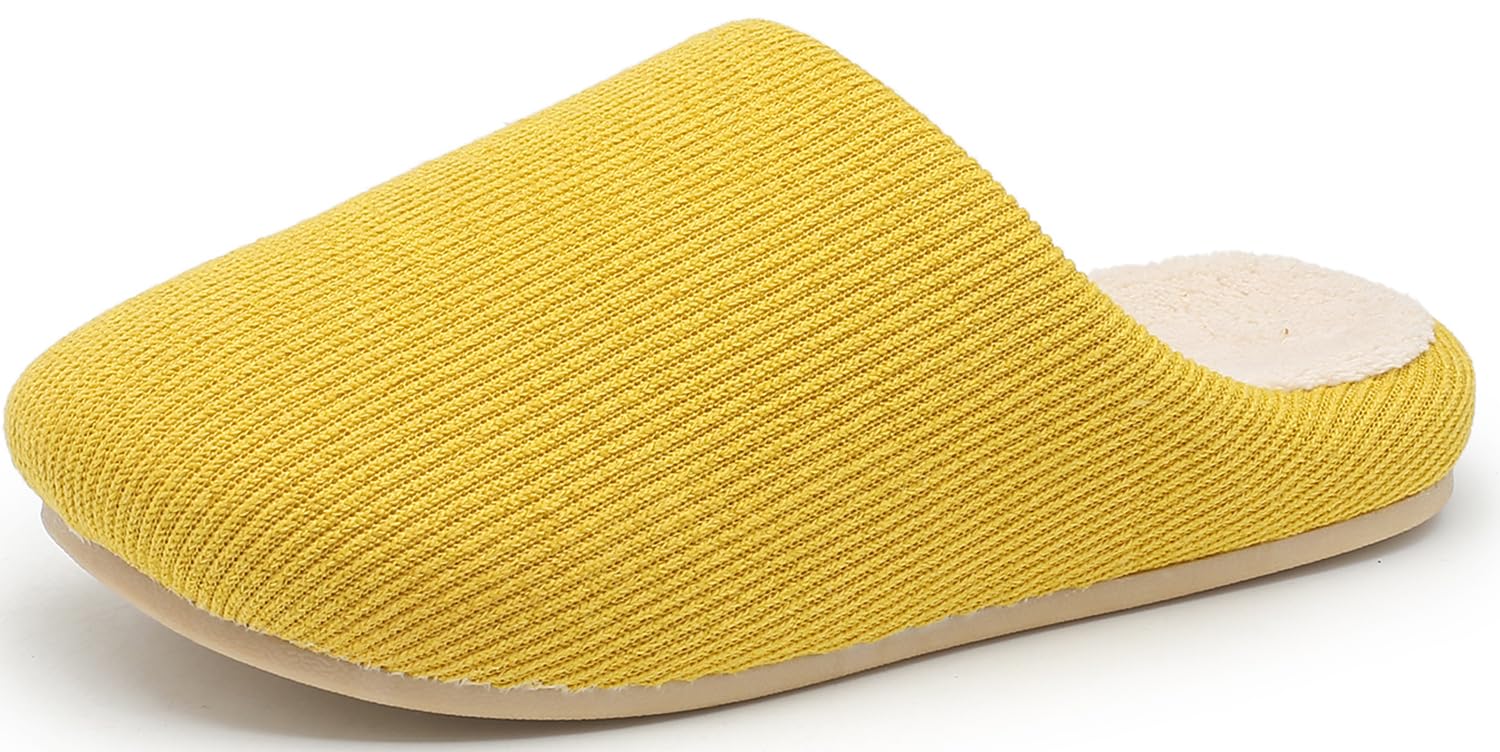 PLMOKN Womens Fuzzy Slippers Men Indoor And Outdoor Anti-Skid Rubber Sole Memory Foam Fluffy Cute House Bedroom Pillow