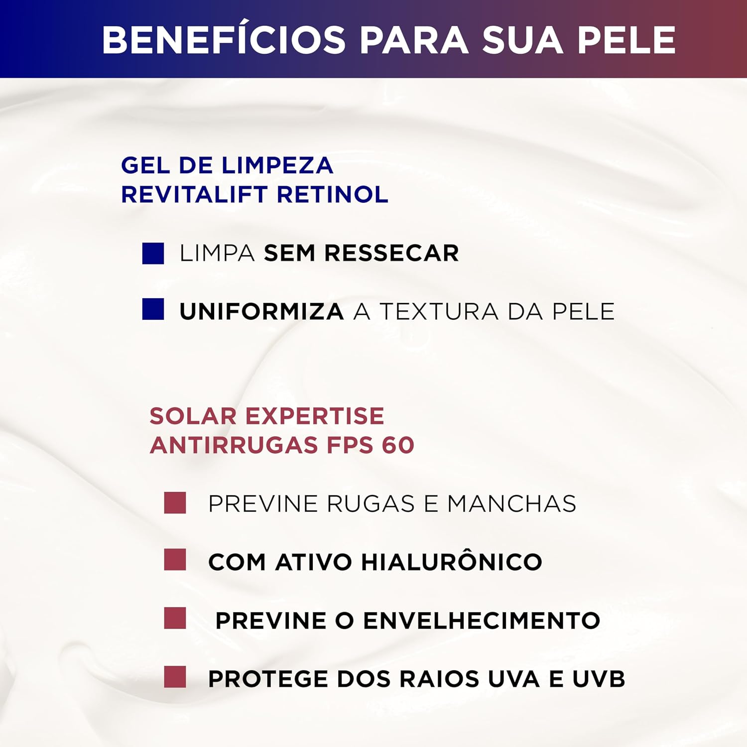 KIT SOLAR EXPERTISE FACIAL ANTIRRUGAS + GEL DE LIMPEZA RETINOL