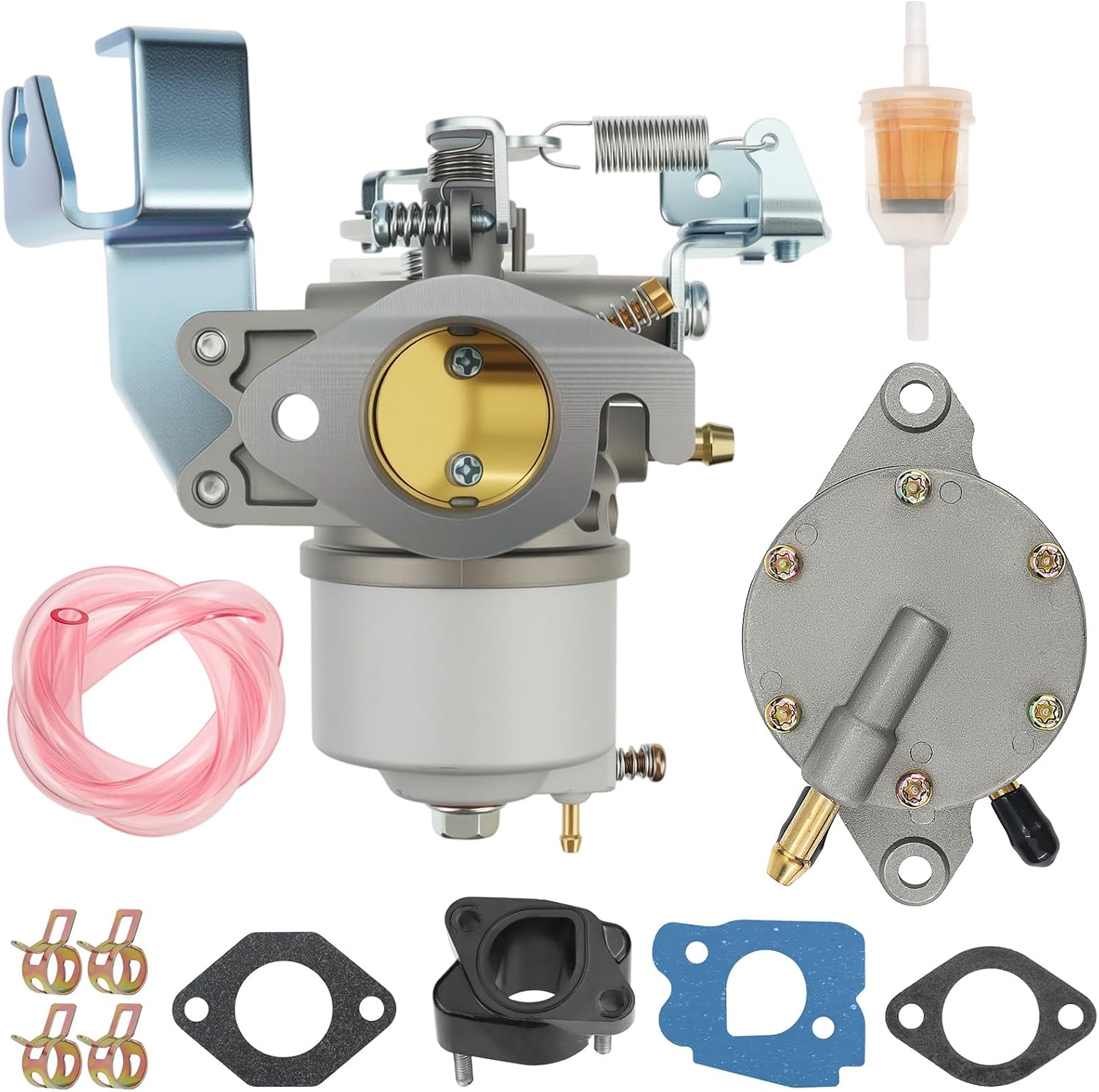 J38-14101-02 Carburetor Fit for Yamaha Golf Cart Gas Club Car G2 G5 G8 G9 G11 4-Cycle Carb 1985-1995 J38-14101-01, J38-14101-00 With Fuel Pump & Intake Manifold