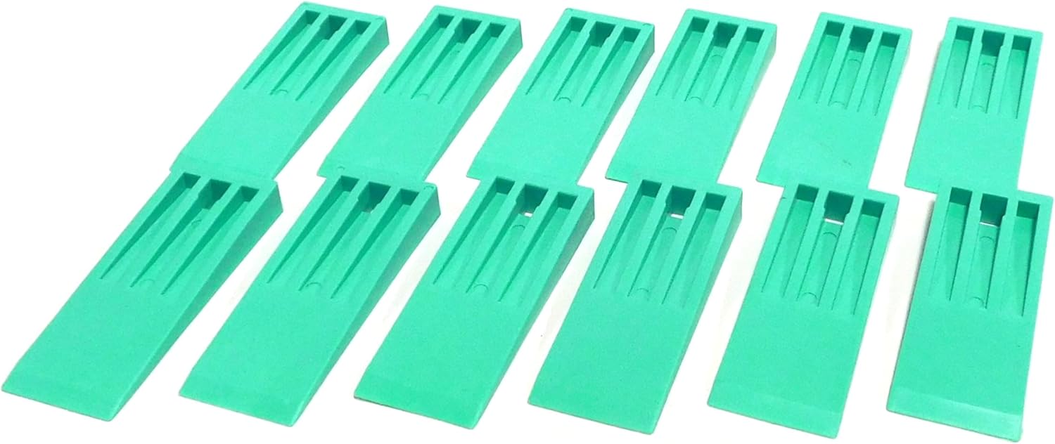 G-4 - Green, Fiberglass Demolding Wedge 4” Length X1 ½” Width - High Performance, High Strength Nylon - Unlimited Products (Pack of 12)