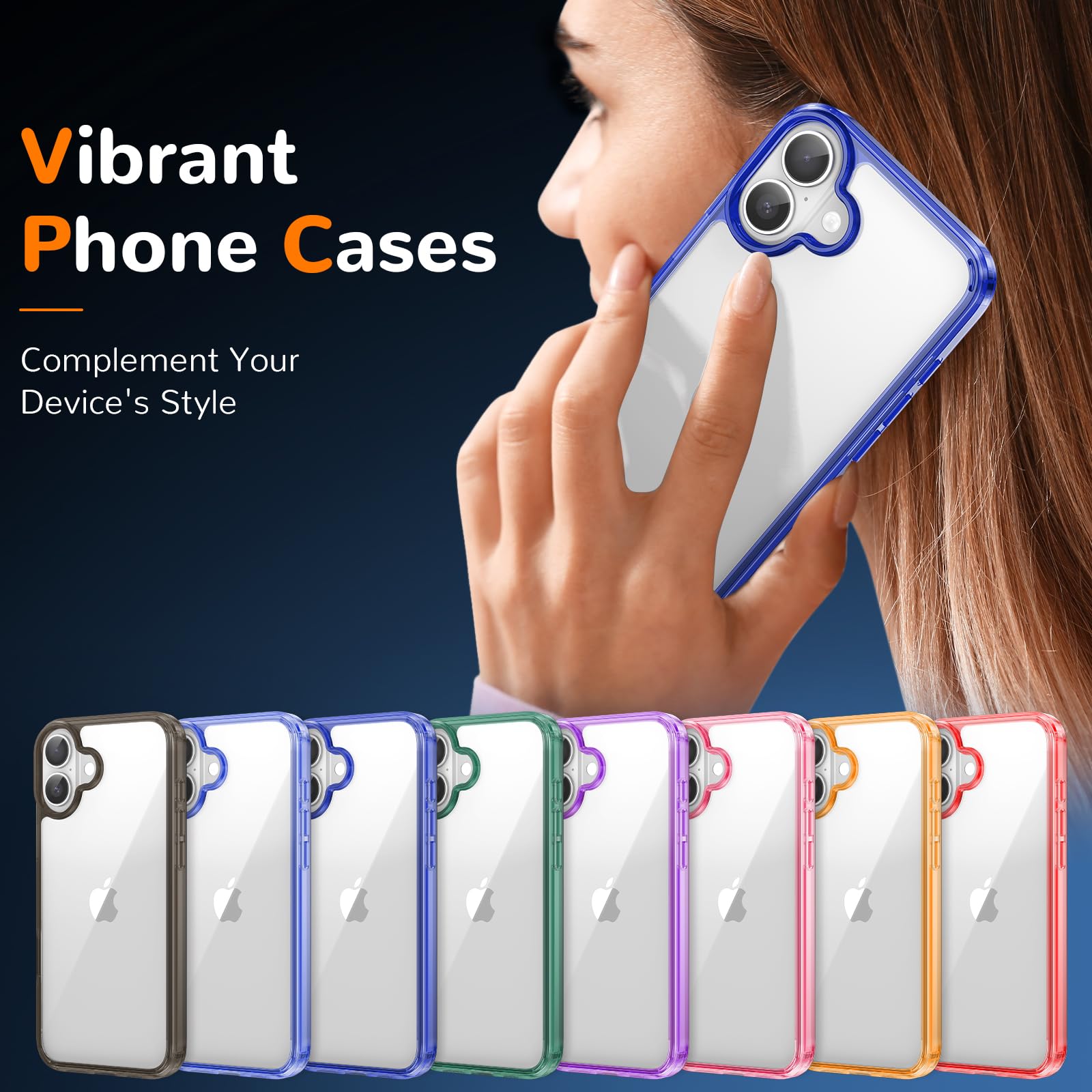 Clear Case for iPhone 15, Ultra Thin, Shockproof TPU Cover, Anti-Yellowing, Crystal Clear, Phone Case for Apple iPhone 15 - Clear — view 215