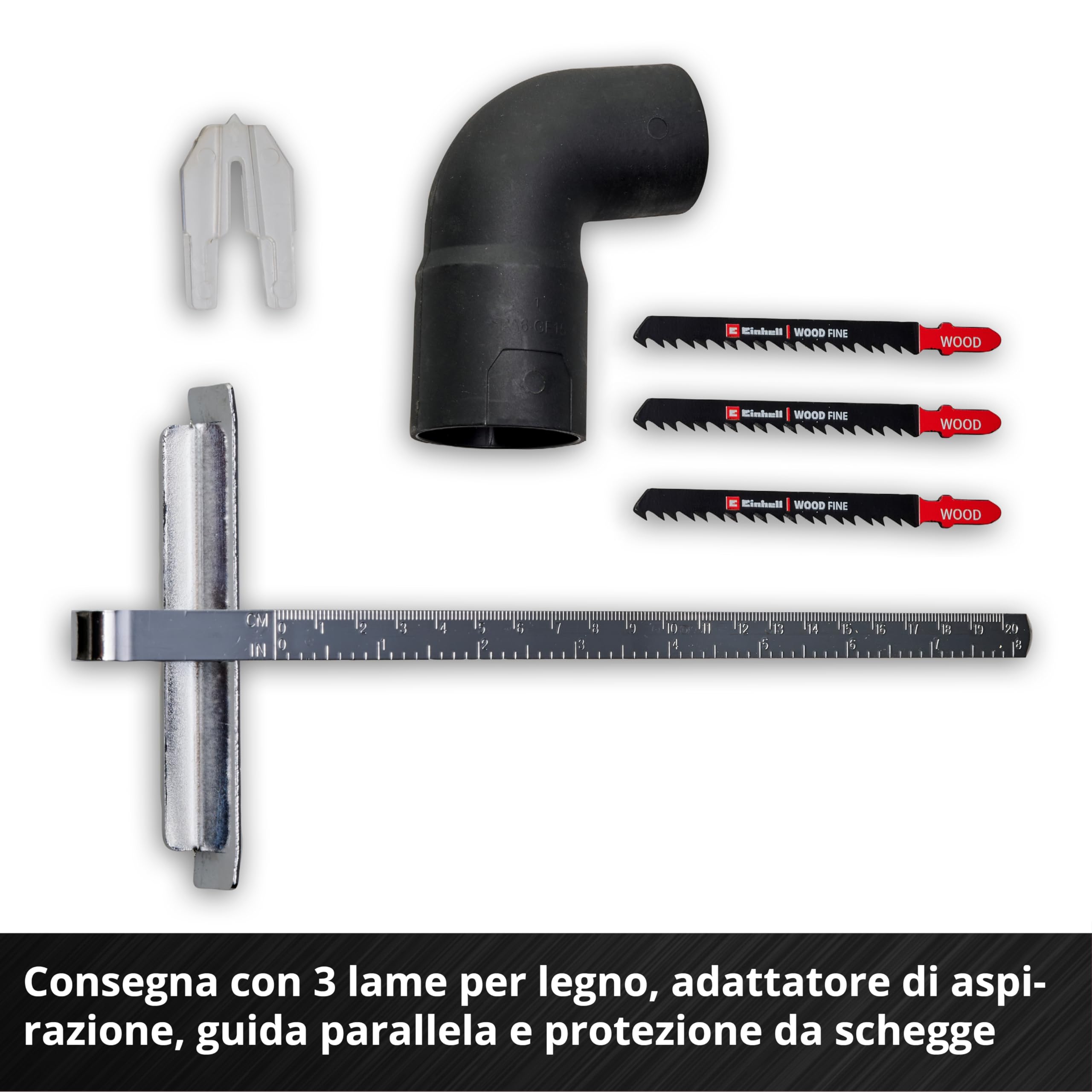 Einhell Professional seghetto alternativo a batteria TP-JST 18/135 Li BL Power X-Change (18 V, profondità taglio 135 mm su legno, altezza sollevamento 26 mm, Brushless, incl. 3 lame, batteria esclusa)