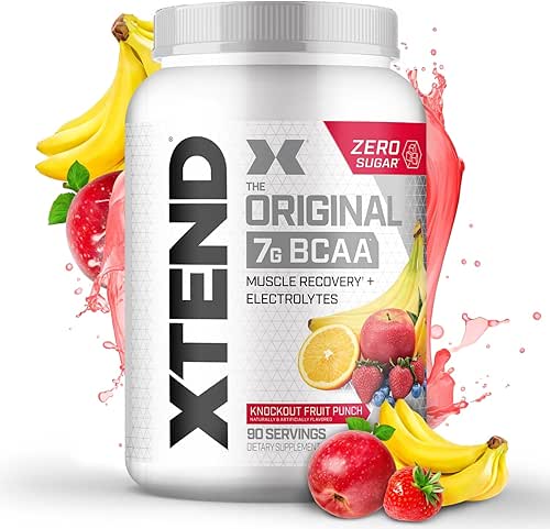 XTEND Original BCAA Powder Knockout Fruit Punch | Sugar Free