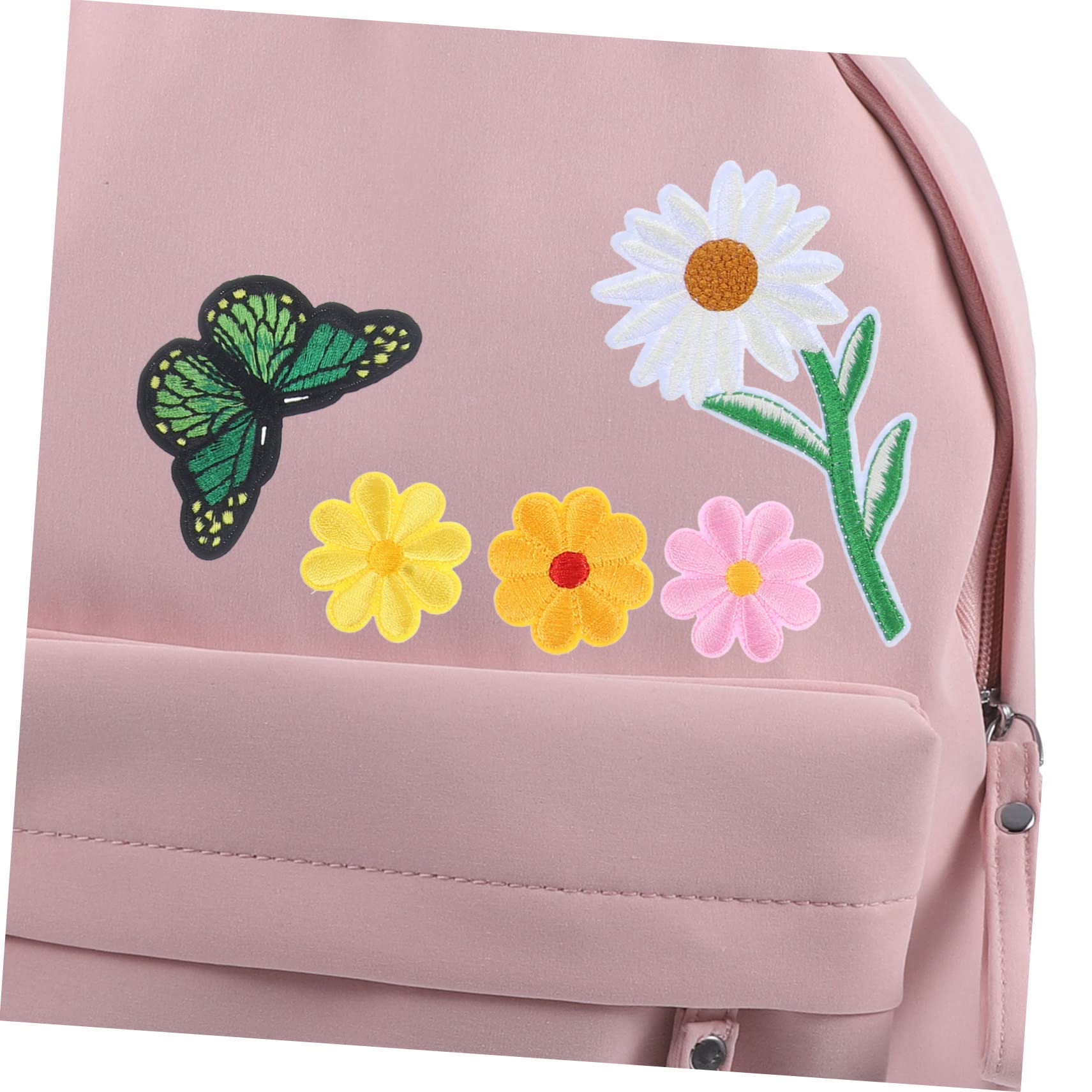 NUOBESTY 117stücke Teiliges Mit Floralen Schmetterlings-patches Bügel Und Nähapplikationen Reparatur Von Jeans Jacken Und Kleidung Dekorative Stickereien Für -projekte