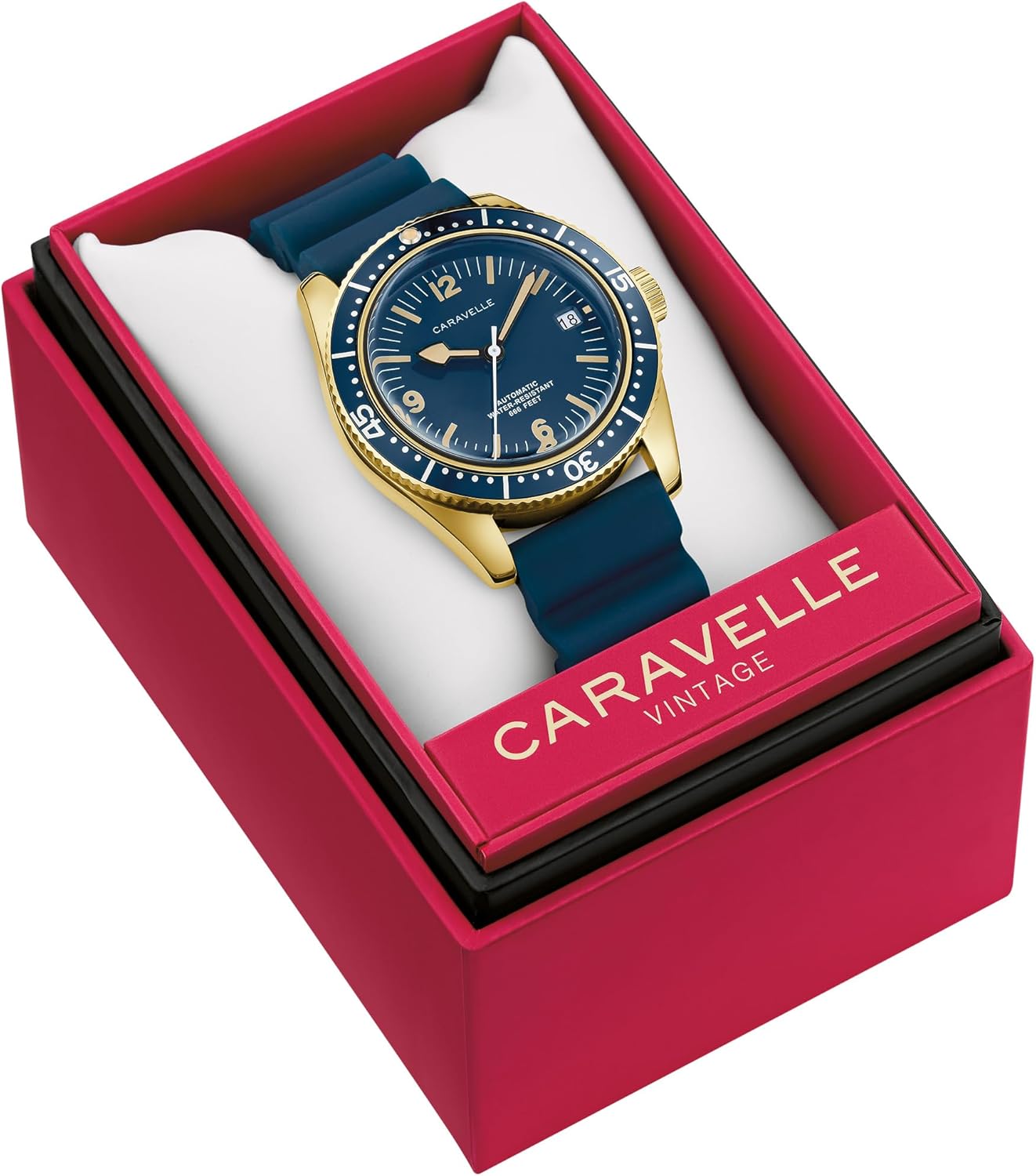 [CARAVELLE] 腕時計 44B129 メンズ ブルー