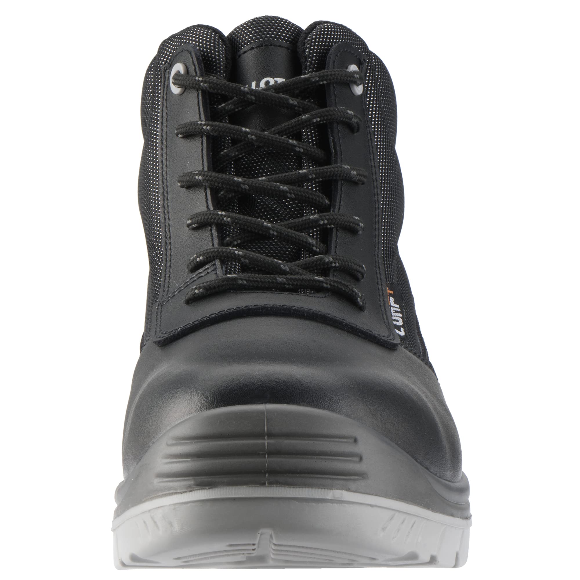 Bellota 72307NJS342 - Bota de Seguridad Comp+ Negra S3 de Hombre y Mujer (Talla 42) de Piel Hidrofugada Lisa, Acolchada y con Zonas Reforzadas Antiabrasión