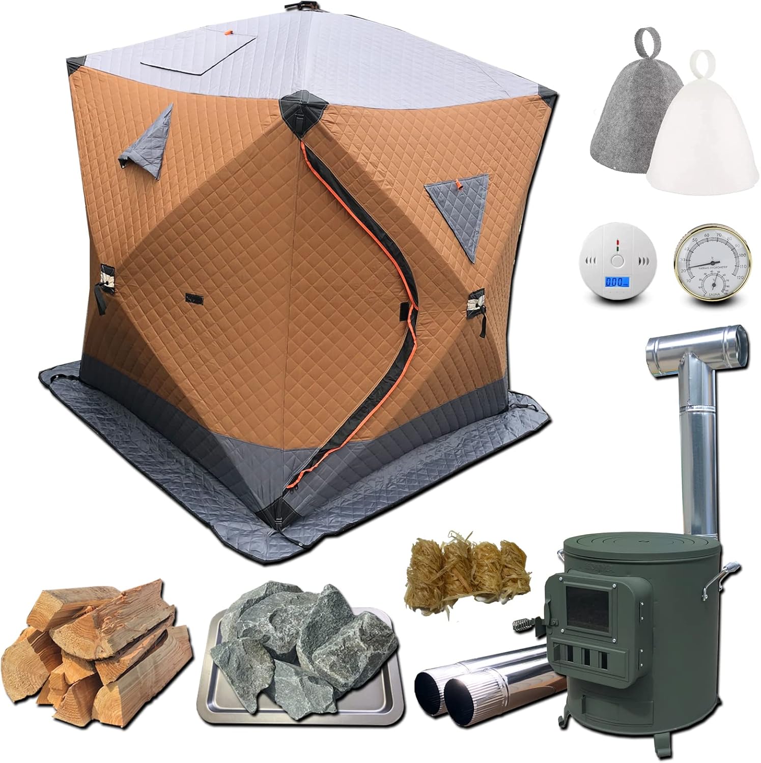 BIG蒸カゴ intent用テントサウナ サウナストーン