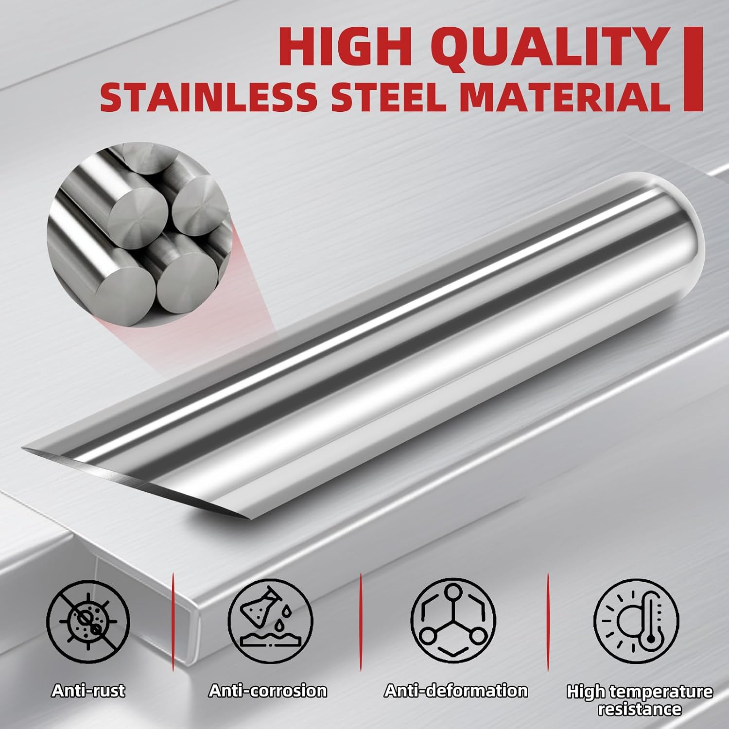 LCGP 2.25" Inlet Exhaust Tip, 2.25" Inlet 3.5" Outlet 16" Overall Length Polished Stainless Steel Diesel Exhaust Tip for 2 1/4 Inch OD Tailpipe, Angle Cut, Weld On DT-243516AC