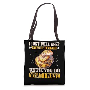 Royal Python Tank Accessories Bedding Humidifier Ball Python Tote Bag