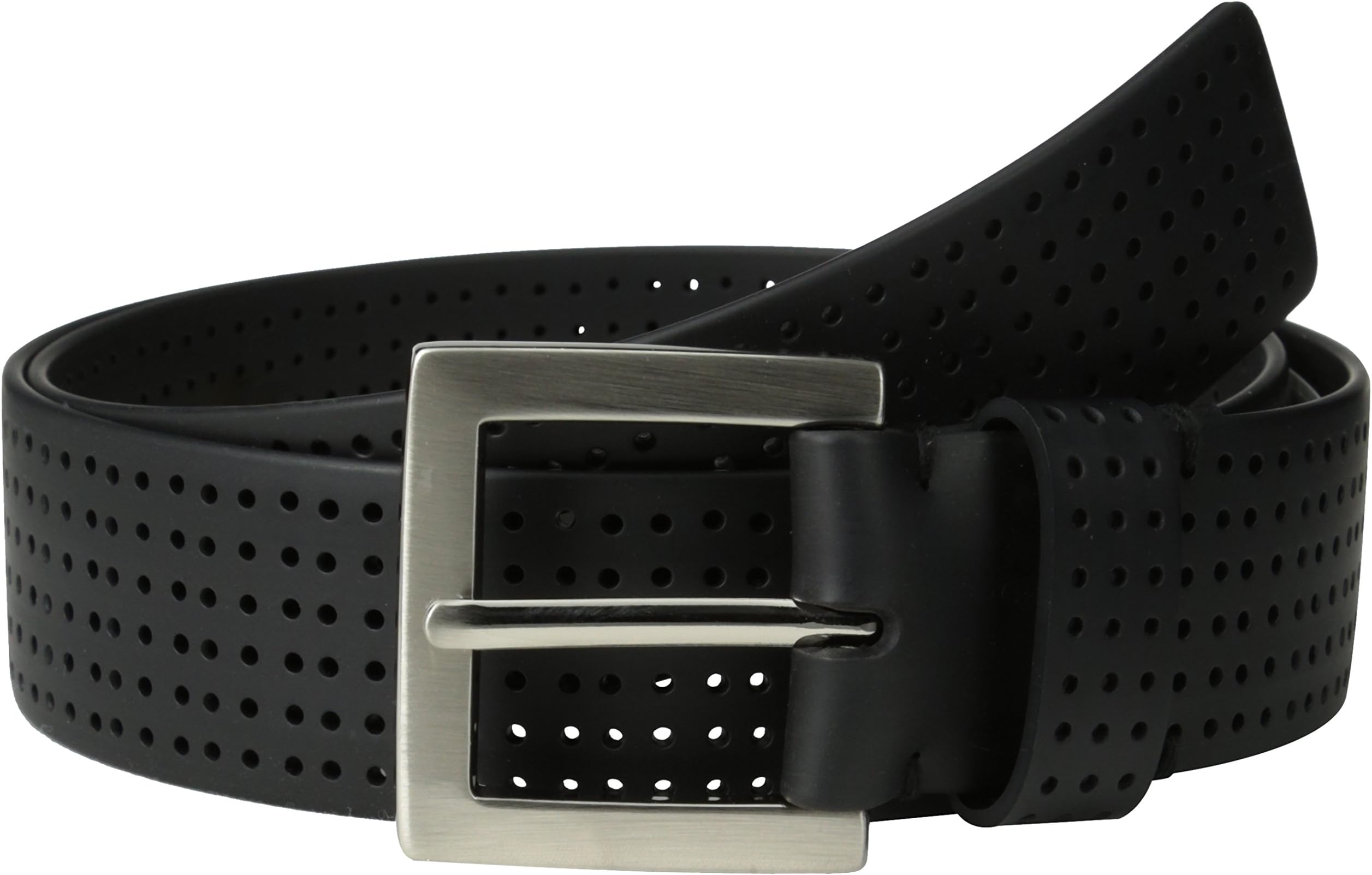 PGA TOUR Men's Perforated Fashion Color Silicone Belt