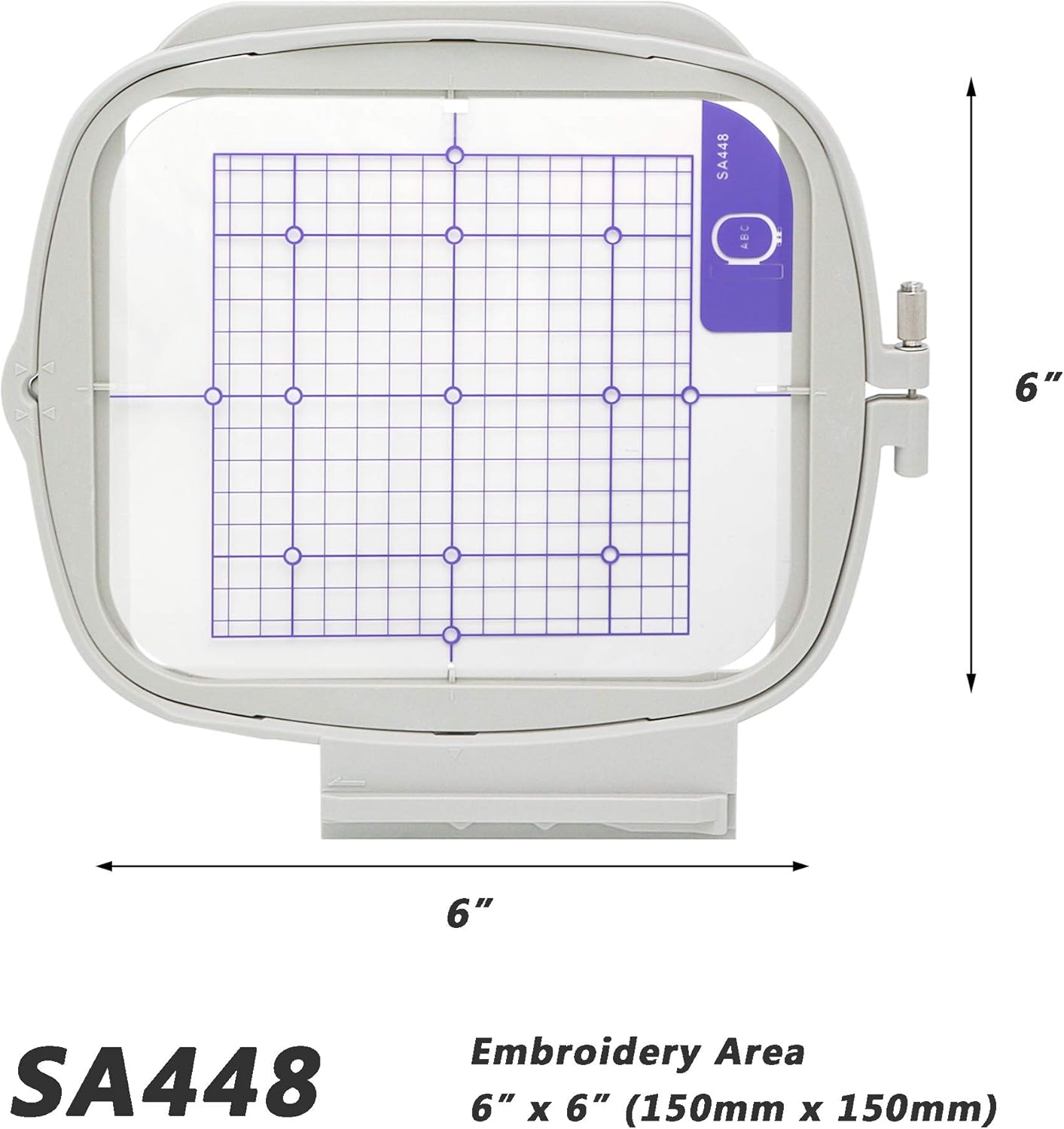 Sew Tech SA448 Embroidery Hoop for Brother Innovis XV8500D NQ1400E Dream Maker VE2200 Babylock Solaris Destiny Flourish Spirit Unity etc, Sewing and Embroidery Machine Hoop
