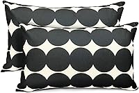 Vista 64 de Juego de 2 fundas de almohada decorativas de 18 x 18 pulgadas, fundas de almohada decorativas para sofá, sala de estar, exterior, funda de almohada