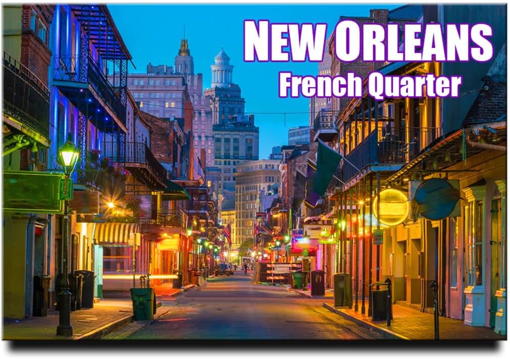 Greetings From New Orleans, Louisiana, Calamita Da Frigo Stile A - Italia - Foto 6