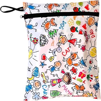 Yorni 30x37cm Su Ge irmez Islak Mayo K yafet Ta ma Torbas   ok Ama l   anta Organizer Family