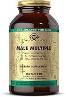 Solgar Male Multiple, 180 Tablets - Multivitamin, Mineral & Herbal Formula for Men - Advanced Phytonutrient - Vegan,...