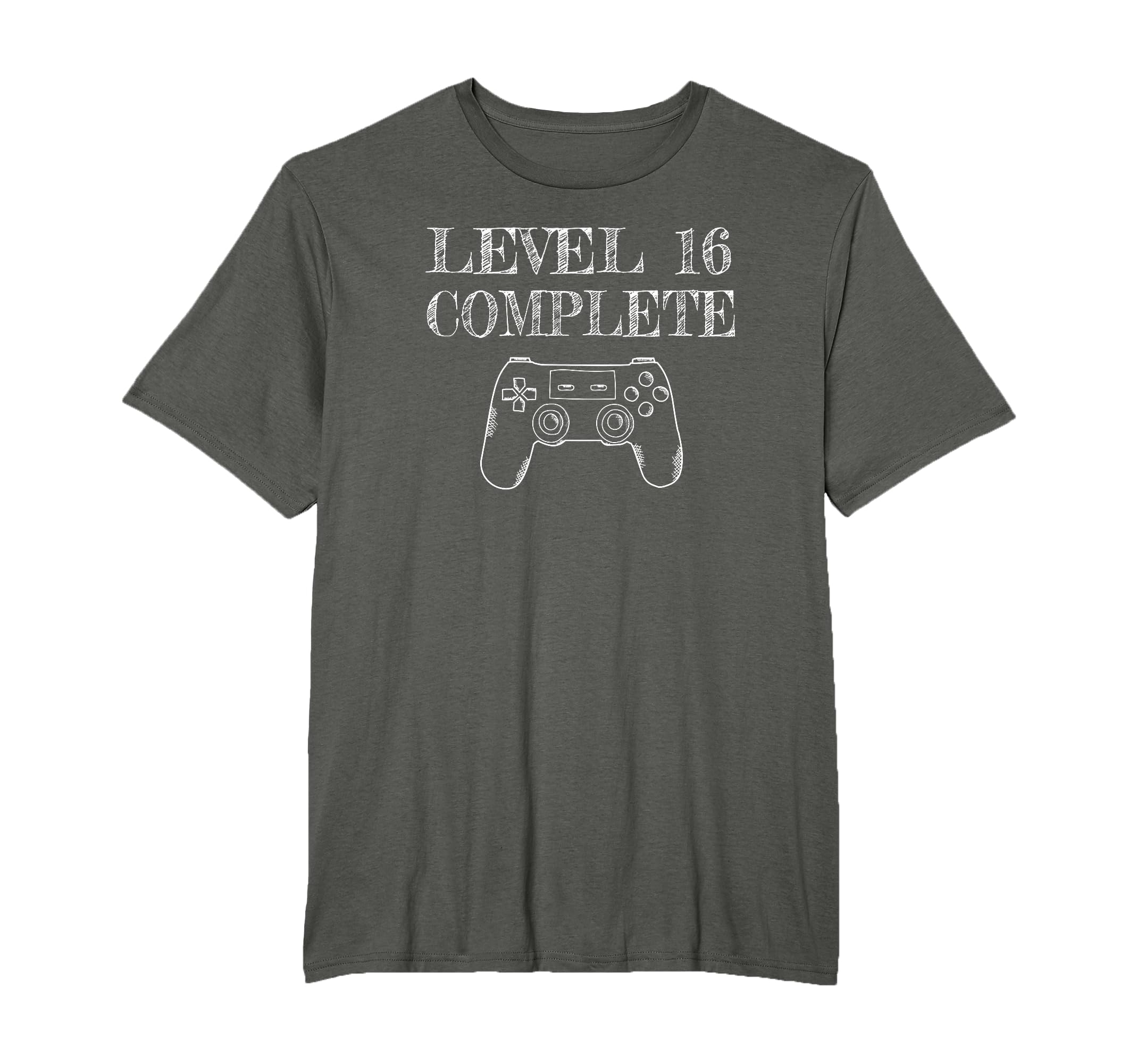 16th Birthday Shirt Boys Gaming Kid TShirt Level 16 Complete T-Shirt