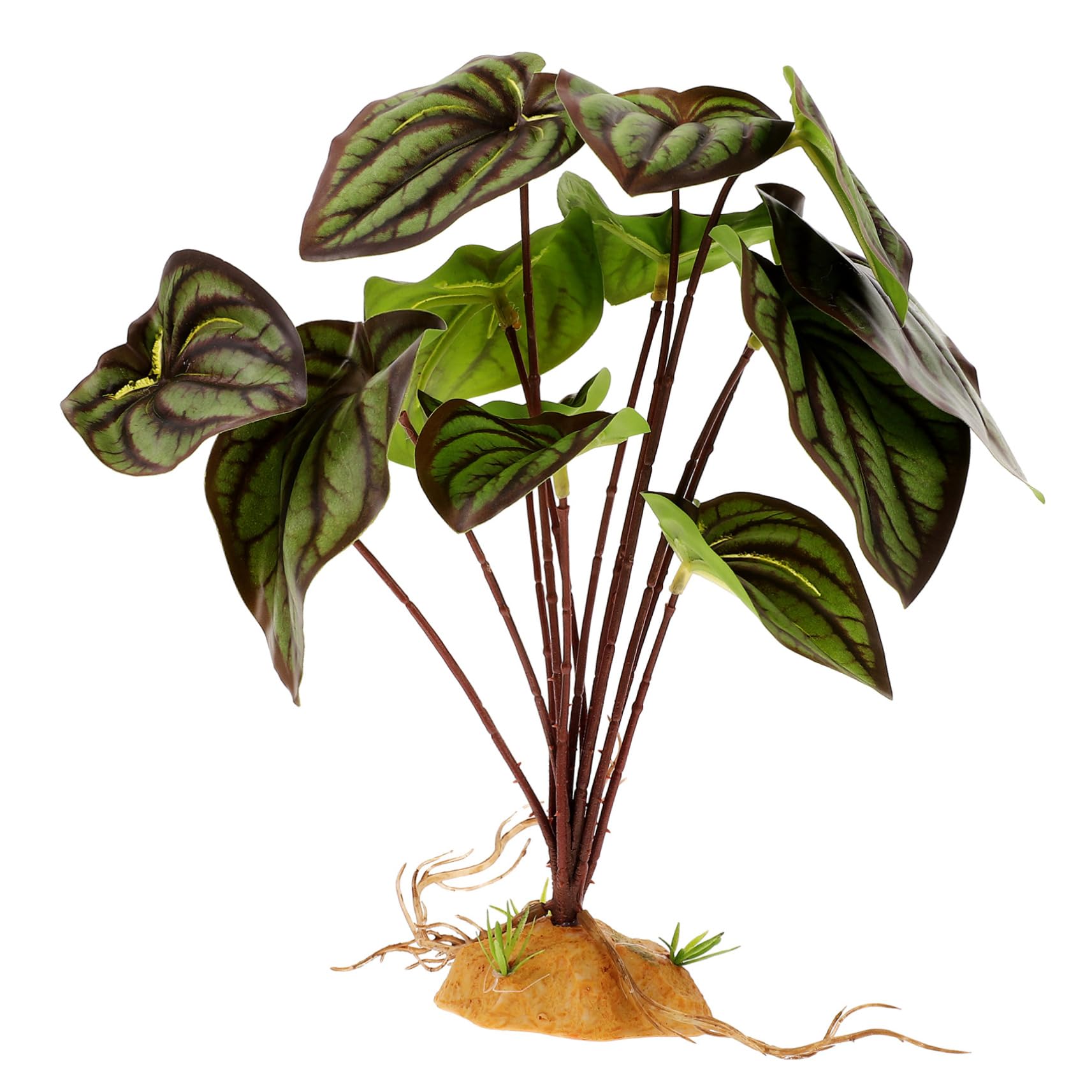 Toddmomy Artificial Reptile Plant Decoration Vivid Faux Greenery for Reptile Terrariums for Bearded Dragons Amphibians Enhances Habitat Climbing Space Realistic Ornamental