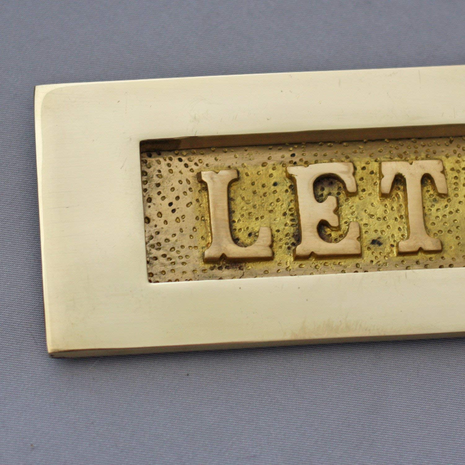 Victorian Style Mail Plate Antique Postal Boxes Vintage Solid Brass ...