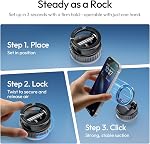 ULANZI MA40 Car Phone Holder for Magsafe, Strongest Suction & Magnetic, 360° Adjustable Car Phone Mount, Phone Holder Stand for Car/Gym/Mirror/Kitchen for iPhone 17 Pro Max 16 15 14 13 12, Black