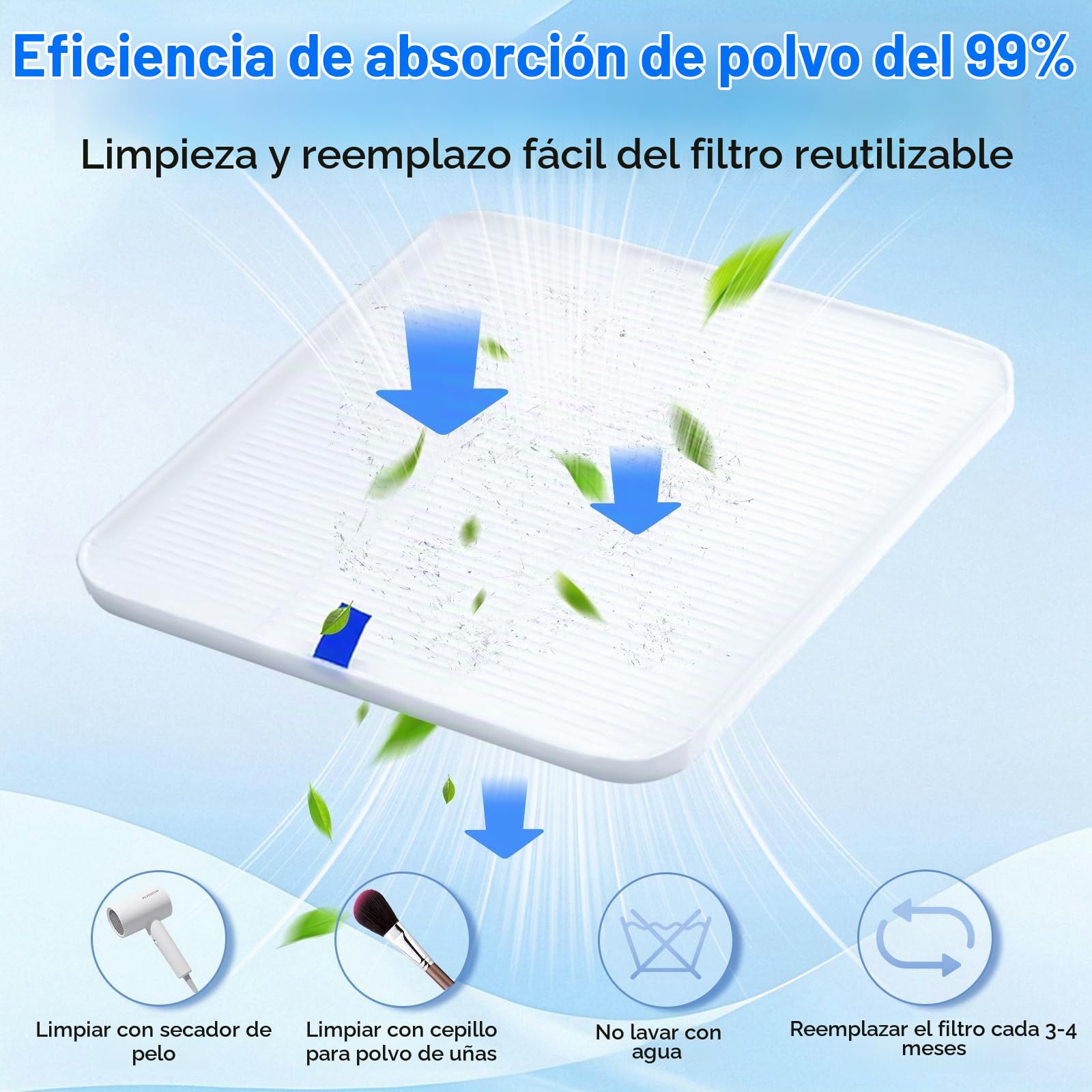 Makartt Larina Professional - Aspiradora de uñas con pantalla LED