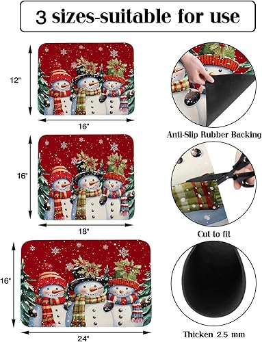 Miniatura 9 de Tapete de secado de platos de playa de verano para encimera de cocina, bañofregadero, tapete absorbente de secado de botellas costero oceánico,