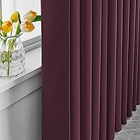 Vista 102 de MAIHER Cortina plisada para oscurecer la habitación, de 108 pulgadas, triple tejido, con aislamiento térmico, ahorro de energía, cortina plisada