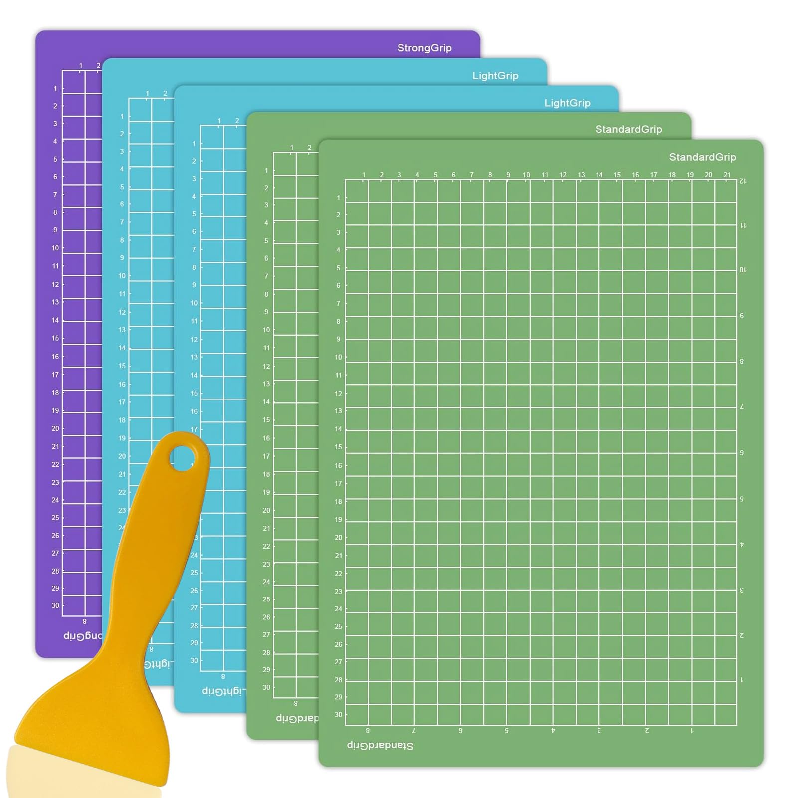 Alfombrilla de corte para Cricut Joy Xtra tapete adhesivo LightGrip StandardGrip 5 uds