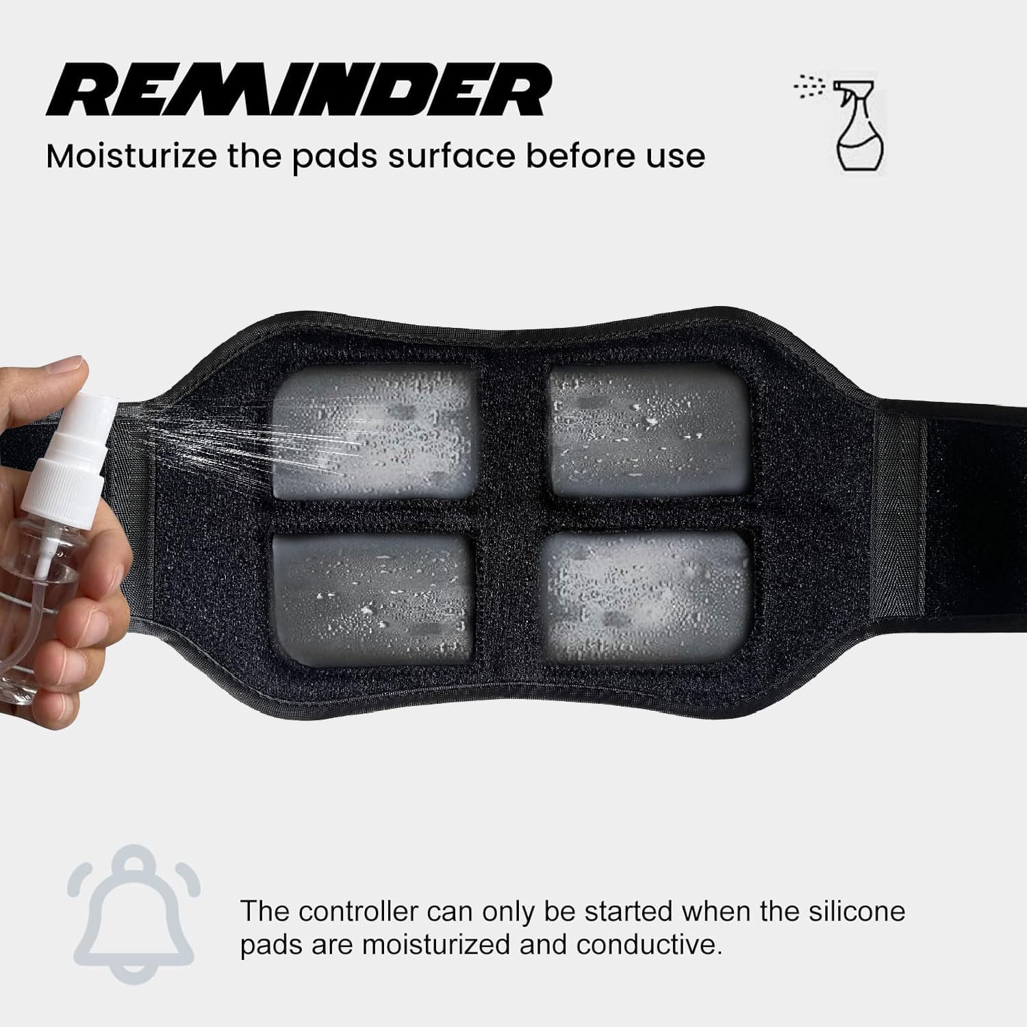 Elettrostimolatore per Addominali, Elettrostimolatore Muscolare, EMS Stimolatore Muscolare,USB Ricaricabile ABS Trainer/Toner per Addome/Braccio/Gambe/Waist/Glutei Home Gym-Uomo/Donna