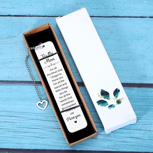 Miniatura 7 de Regalos para el Día de la Madre para mamá, suegra de parte de su hija, hijo, I Love You Mom regalos de agradecimiento de cumpleaños para mamá,