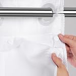 Hookless Snap-in Fabric Liner for Shower Curtains